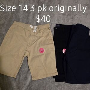 Youth 14 Boys Girls Chino Khaki Shorts